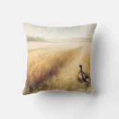 秋のキジ畑 クッション (裏面)