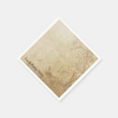 秋のキジ スタンダードカクテルナプキン (角)