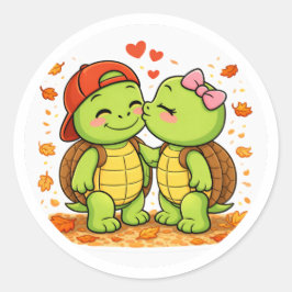秋のキス ラウンドシール