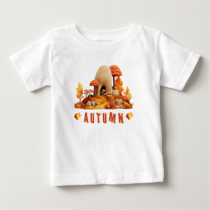 秋のキッズTシャツ ベビーTシャツ