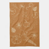 秋のキッチンタオル キッチンタオル (縦)