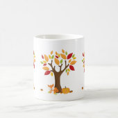 秋のキツネとカボチャ コーヒーマグカップ (中央)