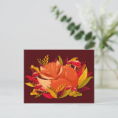 秋のキツネ ポストカード (スタンド正面)