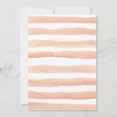 秋のキツネ 彼女は野生の子 誕生日招待状 招待状 (裏面)