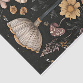 秋のキノコと花の秋切り離し 薄葉紙 (詳細)