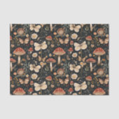 秋のキノコと花の秋切り離し 薄葉紙 (正面)