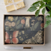 秋のキノコと花の秋切り離し 薄葉紙 (ギフト)