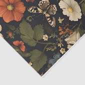 秋のキノコと花の秋切り離し 薄葉紙 (詳細)