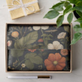 秋のキノコと花の秋切り離し 薄葉紙 (ギフト)