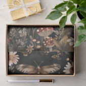 秋のキノコと花の秋切り離し 薄葉紙 (ギフト)