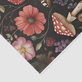 秋のキノコと花の秋切り離し 薄葉紙 (詳細)