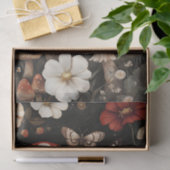 秋のキノコと花の秋切り離し 薄葉紙 (ギフト)