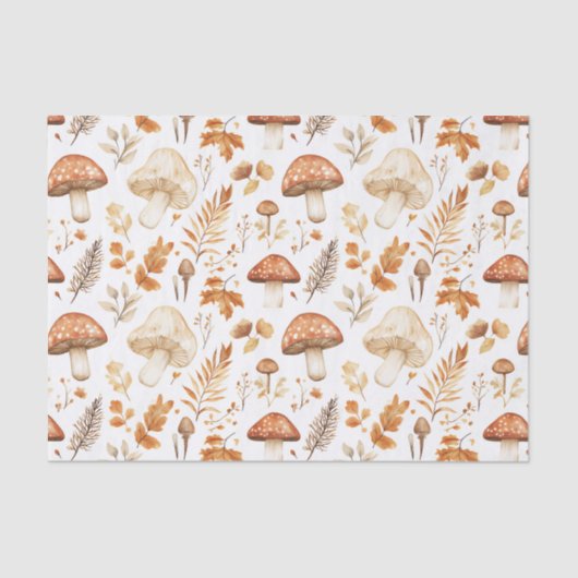 秋のキノコと離れ秋パターンの分離 薄葉紙 (正面)