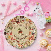 秋のキノコパーソナライズされた紙プレート ペーパープレート (パーティー)