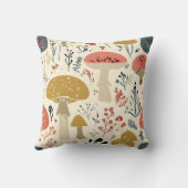 秋のキノコ植物型枕 クッション (裏面)