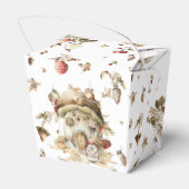 秋のキノコ |ウッドランド・フォレスト・ベビーシャワー フェイバーボックス (裏面サイド)