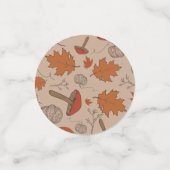 秋のキノコ コンフェッティ (スモール正面)