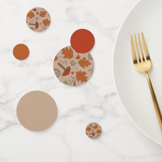 秋のキノコ コンフェッティ (グループ)