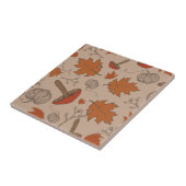 秋のキノコ タイル (側面)