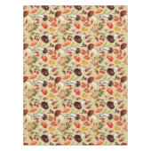 秋のキノコ テーブルクロス (正面)