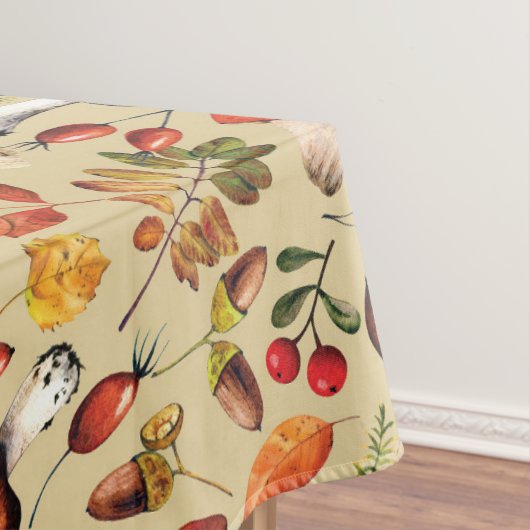 秋のキノコ テーブルクロス (インサイチュ)