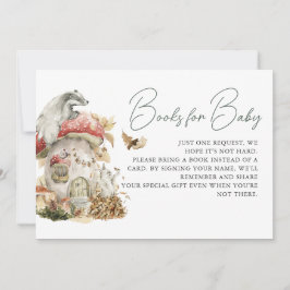 秋のキノコ | Woodland Forest Bookリクエスト 招待状