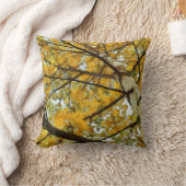 秋のキハダカンバ北米産の木の装飾用クッション クッション (ブランケット)