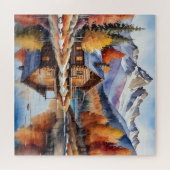 秋のキャビン ジグソーパズル (横)