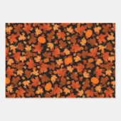 秋のキャンディーコーン私は紅葉カボチャが大好き ラッピングペーパーシート (正面3)