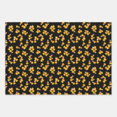 秋のキャンディーコーン私は紅葉カボチャが大好き ラッピングペーパーシート (正面)