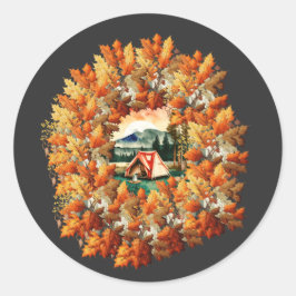 秋のキャンプ：居心地の良い自然脱出 ラウンドシール