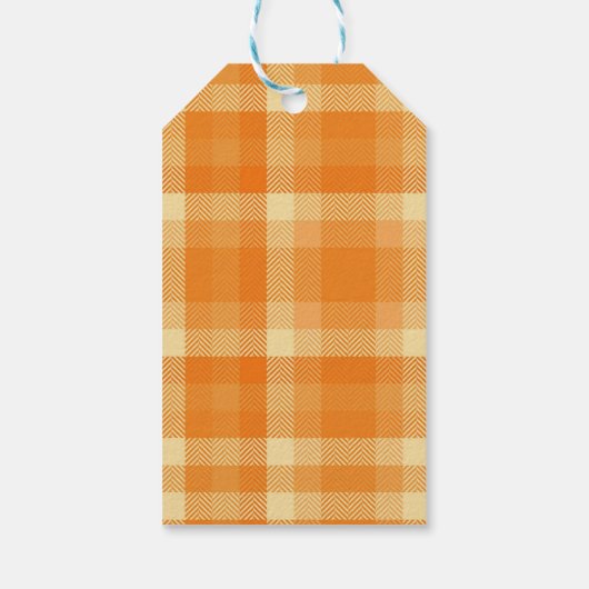 秋のキューティーパイ ベビーシャワー ギフトタグ (裏面)