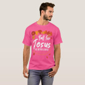 秋のキリスト教の祈りの言葉 Tシャツ (正面フル)