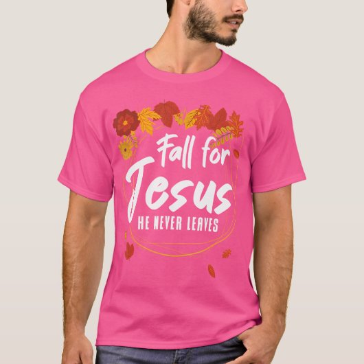 秋のキリスト教の祈りの言葉 Tシャツ (正面)
