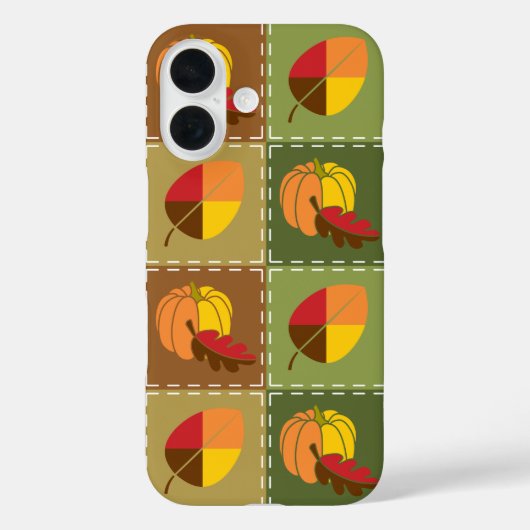 秋のキルトサムスンギャラクシーケース Case-Mate iPhoneケース (裏面)