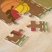 秋のキルトパズル ジグソーパズル (側面)