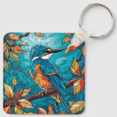 秋のキングフィッシャー・キーチェーン キーホルダー (裏面)