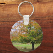 秋のキーチェーンの木 キーホルダー (正面)