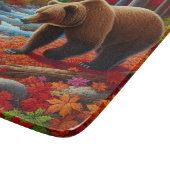 秋のクマの切断板 カッティングボード (角)