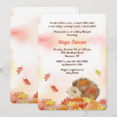 秋のクマノミの招待状 招待状 (正面/裏面)