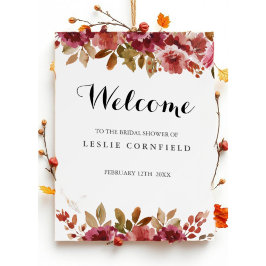 秋のクラシック ブランシュ＆バブル ブライズシャワー ポスター