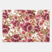 秋のクラシック ブランシュ＆バブル ブライズシャワー ラッピングペーパーシート (正面2)