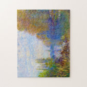 秋のクロード·モネのセーヌの土手 ジグソーパズル (縦)