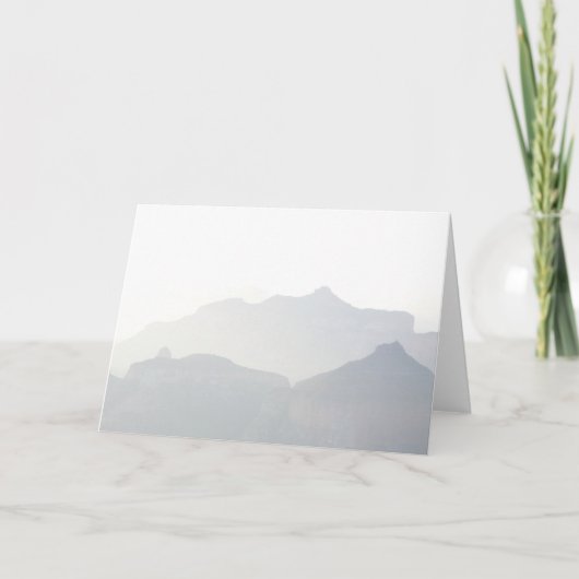 秋のグランドキャニオン(挨拶状) カード (正面)