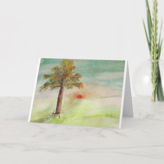 秋のグリーティングカート/感謝祭 シーズンカード (正面)