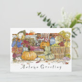 秋のグリーティングカード シーズンカード (スタンド正面)