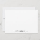 秋のグリーティングカード シーズンカード (裏面)