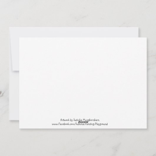 秋のグリーティングカード シーズンカード (裏面)