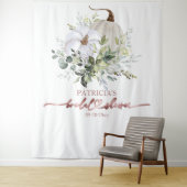 秋のグリーン ブライダルシャワー 背景 タペストリー (インサイチュ)