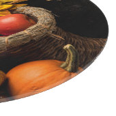 秋のグルメに満ちた美しい紅斑 カッティングボード (角)